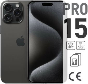 Apple iPhone 15 Pro 128ГБ черный титан