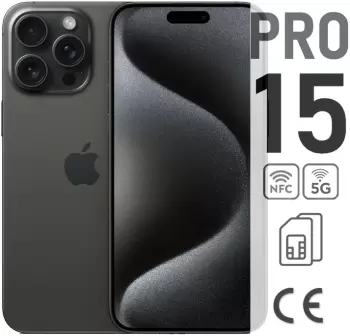 Apple iPhone 15 Pro 256ГБ черный титан