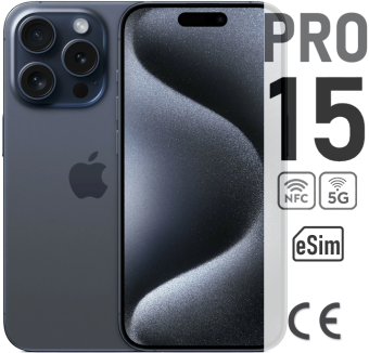 Apple iPhone 15 Pro 128ГБ синий eSIM