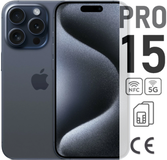 Apple iPhone 15 Pro 256ГБ синий титан
