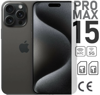 Apple iPhone 15 Pro MAX 256ГБ Dual SIM черный