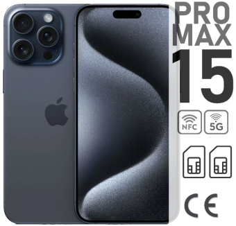 Apple iPhone 15 Pro MAX 512ГБ Dual SIM синий