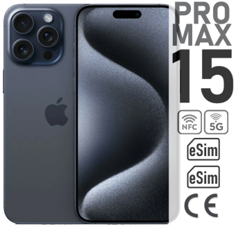 Apple iPhone 15 Pro MAX 256ГБ синий eSIM