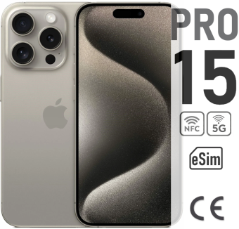 Apple iPhone 15 Pro 128ГБ титан eSIM