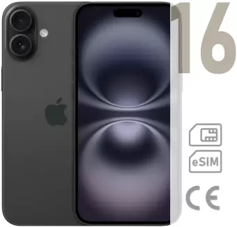 Apple iPhone 16 128GB Black, SIM — купить в Москве и СПб