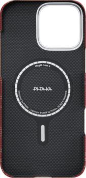 Pitaka Monogram iPhone 16 Pro MAX Red Gold