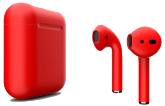 Apple AirPods 2 Красный Матовый