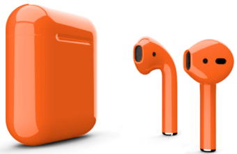 Apple AirPods 2 Оранжевый Глянцевый