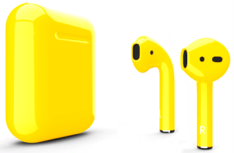 Apple AirPods 2 Желтый Глянцевый