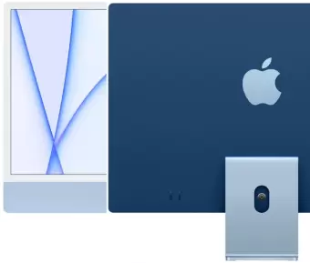 APPLE New iMac M1 24" 8Gb 256Gb Синий купить в Москве, выгодная цена в интернет-магазине ДЖАСТОК.ру