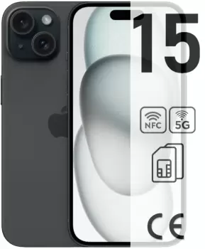 Apple iPhone 15 128ГБ черный