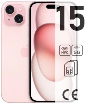 Apple iPhone 15 256ГБ розовый