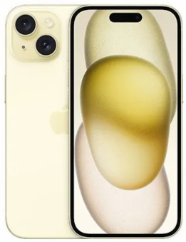 Apple iPhone 15 256ГБ Dual SIM желтый
