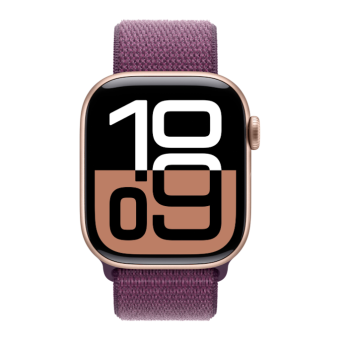 Apple Watch Series 10 42 Rose Gold Loop Plum