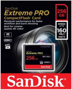 SanDisk Extreme Pro CompactFlash 160MB/s 256 GB
