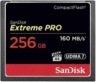 SanDisk Extreme Pro CompactFlash 160MB/s 256 GB