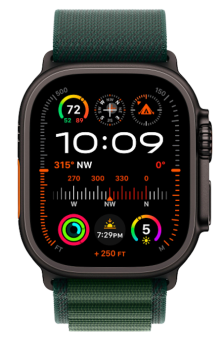 Apple Watch Ultra 2 (2024) Black Green (L)