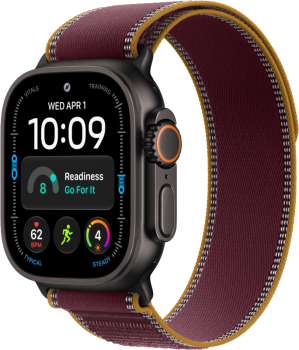 Apple Watch Ultra 4 Black Burgundy Trail M/L