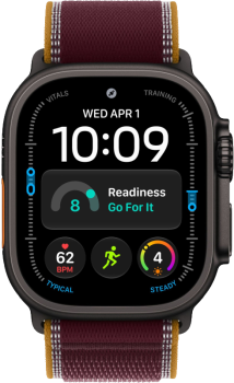 Apple Watch Ultra 4 Black Burgundy Trail M/L