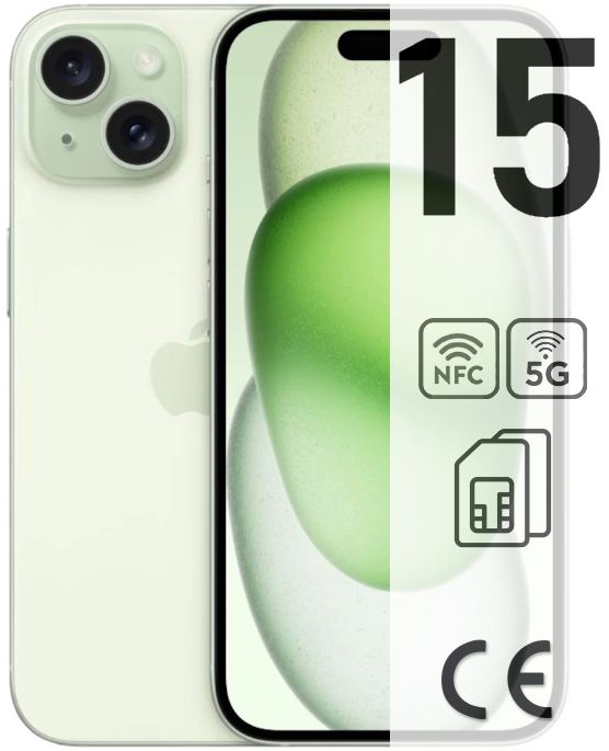 15 128gb green